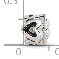 Sterling Silver Reflections Kids Hearts Bead view 4