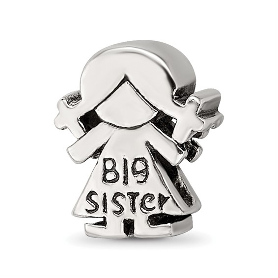 Sterling Silver Reflections Kids Big Sister Bead
