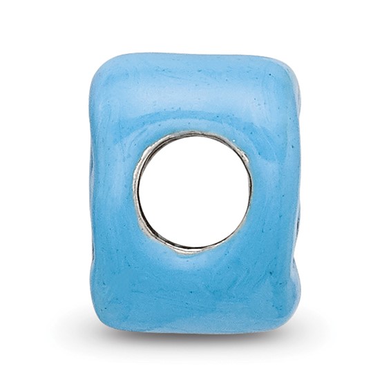 Sterling Silver Reflections Kids Love You Enameled Heart Bead