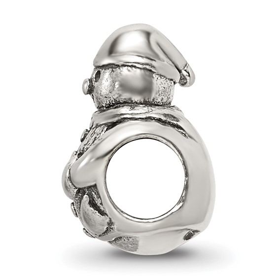 Sterling Silver Reflections Snowman Bead