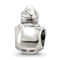Sterling Silver Reflections Snowman Bead view 5