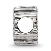 Sterling Silver Reflections Snowflake Bead view 2