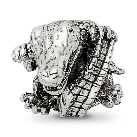 Sterling Silver Reflections Alligator Bead