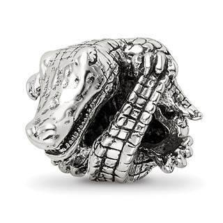 Sterling Silver Reflections Alligator Bead