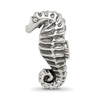 Sterling Silver Reflections Seahorse Bead view 4