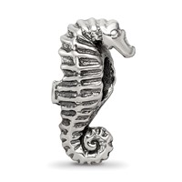 Sterling Silver Reflections Seahorse Bead view 5