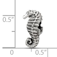 Sterling Silver Reflections Seahorse Bead view 3