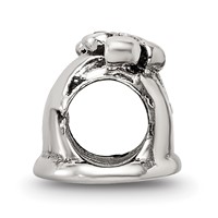 Sterling Silver Reflections CZ Bell Bead view 2