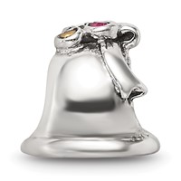 Sterling Silver Reflections CZ Bell Bead view 3