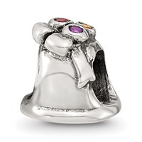 Sterling Silver Reflections CZ Bell Bead view 5