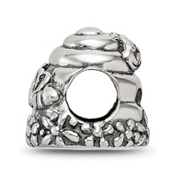 Sterling Silver Reflections Beehive Bead view 2
