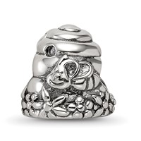Sterling Silver Reflections Beehive Bead view 5