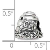 Sterling Silver Reflections Beehive Bead view 4
