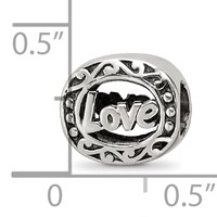 Sterling Silver Reflections Love Bead view 3