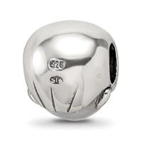 Sterling Silver Reflections Little Boy's Head Bead view 5