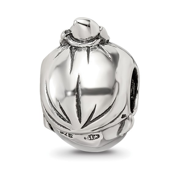 Sterling Silver Reflections Little Girl's Head Bead