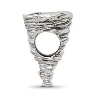 Sterling Silver Reflections Tornado Bead view 2