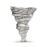 Sterling Silver Reflections Tornado Bead view 4