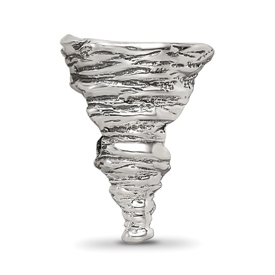 Sterling Silver Reflections Tornado Bead