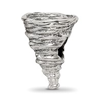 Sterling Silver Reflections Tornado Bead view 1