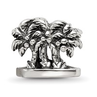 Sterling Silver Reflections Palm Trees Bead view 5