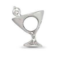 Sterling Silver Reflections Martini Bead view 2