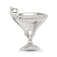 Sterling Silver Reflections Martini Bead view 4