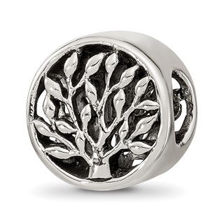Sterling Silver Reflections Tree Bead