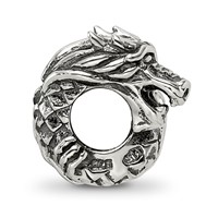 Sterling Silver Reflections Dragon Bead view 2