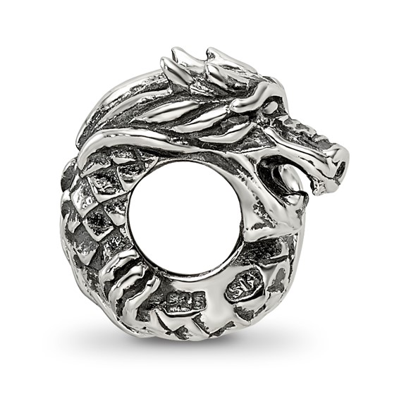 Sterling Silver Reflections Dragon Bead