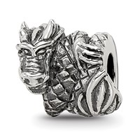 Sterling Silver Reflections Dragon Bead view 1