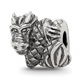 Sterling Silver Reflections Dragon Bead