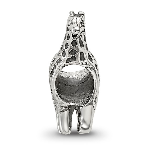 Sterling Silver Reflections Giraffe Bead