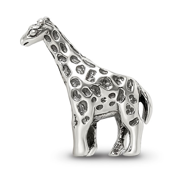 Sterling Silver Reflections Giraffe Bead