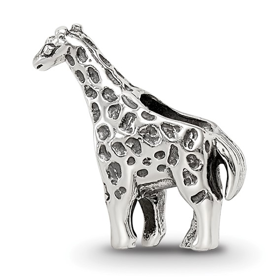 Sterling Silver Reflections Giraffe Bead