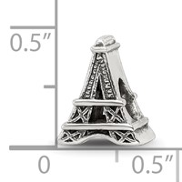 Sterling Silver Reflections Eiffel Tower Bead view 3