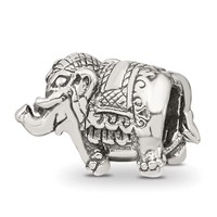Sterling Silver Reflections Elephant Bead view 5