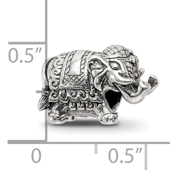 Sterling Silver Reflections Elephant Bead
