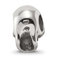 Sterling Silver Reflections Skull Bead view 4