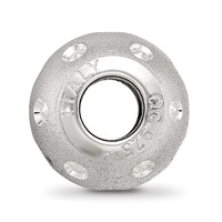 Sterling Silver Reflections Diamond-cut Bead view 2