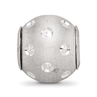 Sterling Silver Reflections Diamond-cut Bead view 5