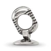 Sterling Silver Reflections Microphone Bead view 2
