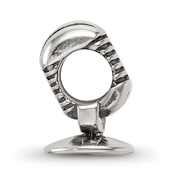 Sterling Silver Reflections Microphone Bead