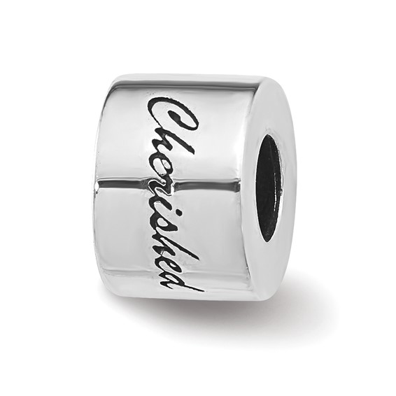 Sterling Silver Reflections CHERISHED Bead