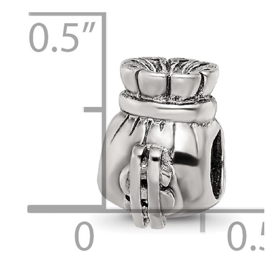 Sterling Silver Reflections Money Bag Bead