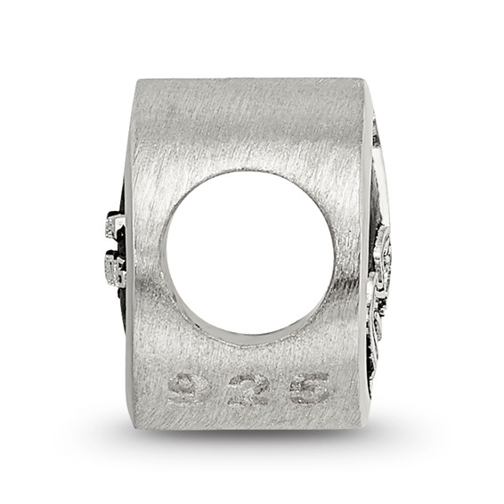 Sterling Silver Enameled LogoArt Atlanta Falcons NFL Bead