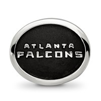Sterling Silver Enameled LogoArt Atlanta Falcons Nfl Bead view 3