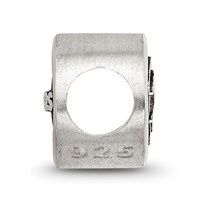 Sterling Silver LogoArt Enameled Chicago Bears Nfl Bead view 2