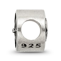 Sterling Silver LogoArt Enameled Cincinnati Bengals Nfl Bead view 2