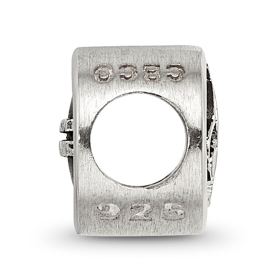 Sterling Silver LogoArt Enameled Houston Texans NFL Bead